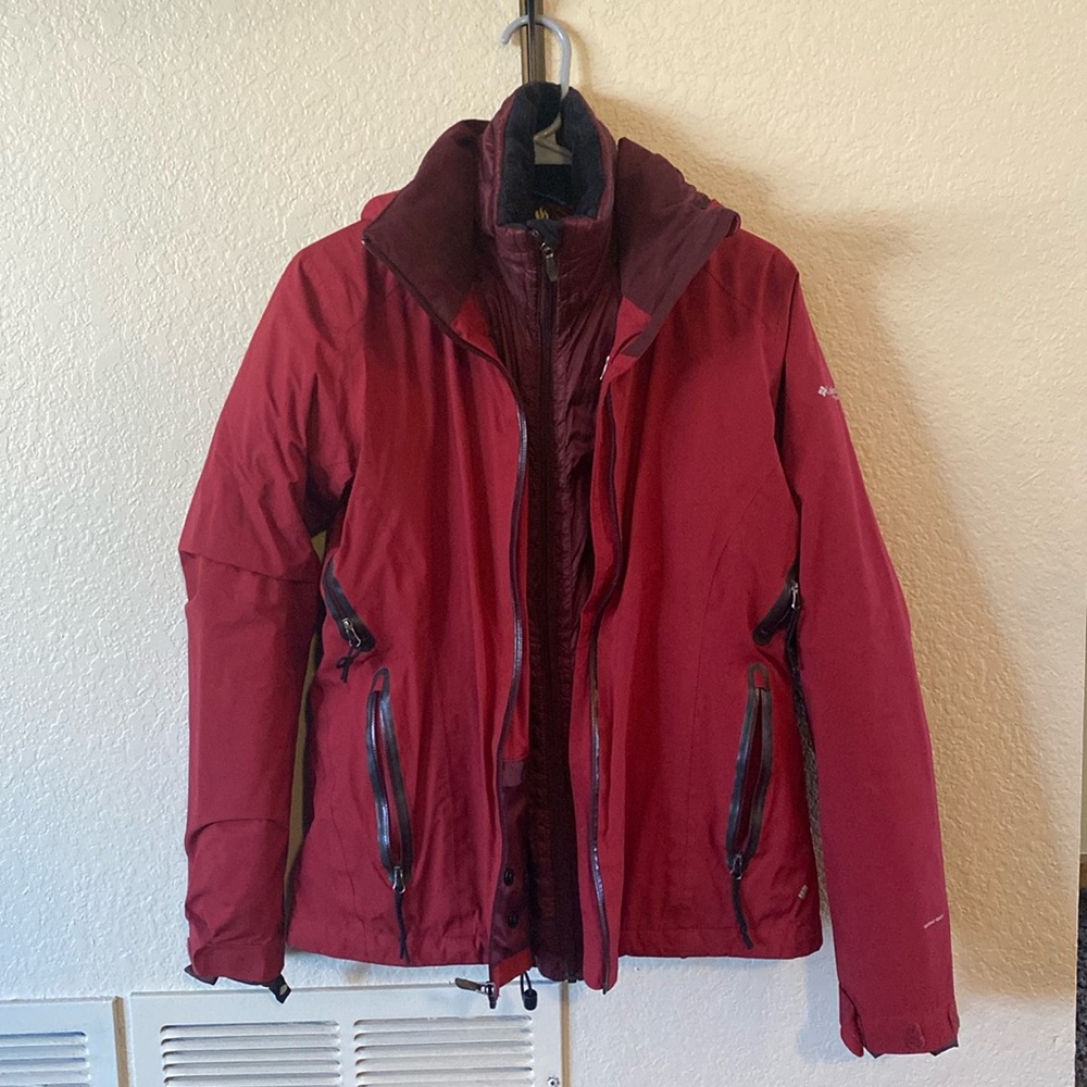 Women’s Columbia Titanium 2-piece winter jacket with thermal Omni-Heat liner
